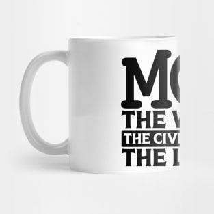 Mom The Woman The Civil Engineer The Legend Mug